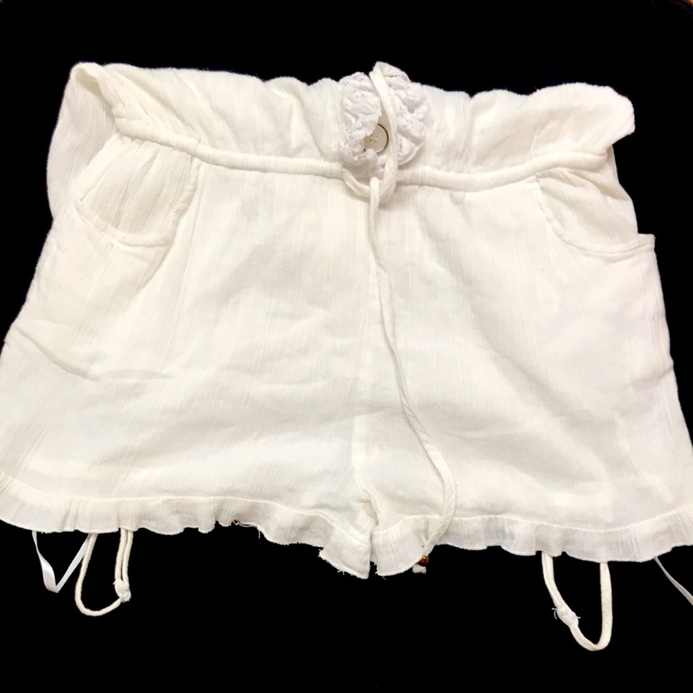 All white new romper set for ladies or teens.